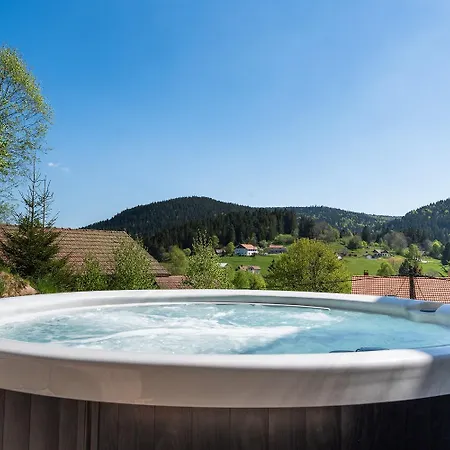 Aconit, Terrasse Panoramique Avec Jacuzzi Et Sauna ジェラールメ