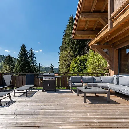 Aconit, Terrasse Panoramique Avec Jacuzzi Et Sauna Chalet