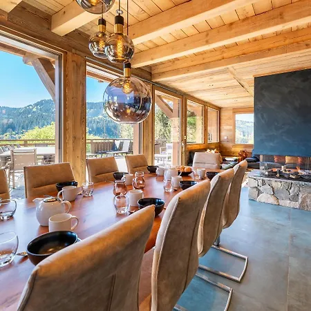 Aconit, Terrasse Panoramique Avec Jacuzzi Et Sauna シャレー