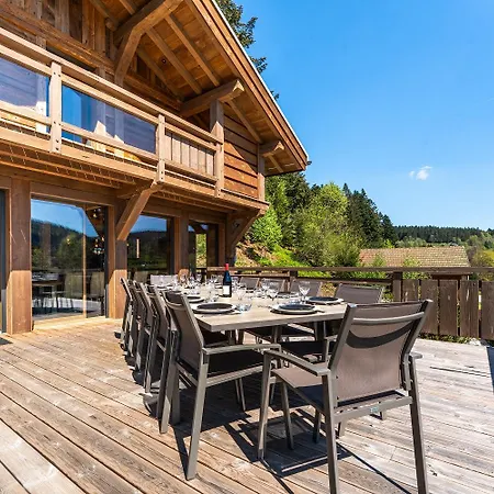 Chalet Aconit, Terrasse Panoramique Avec Jacuzzi Et Sauna Chalet