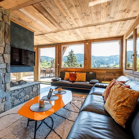 Chalet Aconit, Terrasse Panoramique Avec Jacuzzi Et Sauna Chalet