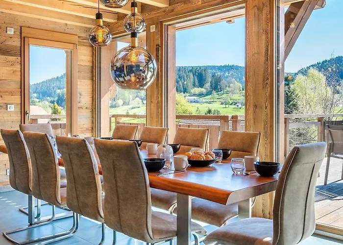 Aconit, Terrasse Panoramique Avec Jacuzzi Et Sauna Horská chata