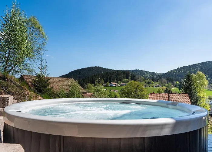 Aconit, Terrasse Panoramique Avec Jacuzzi Et Sauna Gérardmer