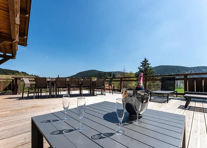 Horská chata Aconit, Terrasse Panoramique Avec Jacuzzi Et Sauna