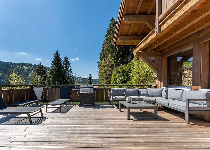 Aconit, Terrasse Panoramique Avec Jacuzzi Et Sauna Horská chata