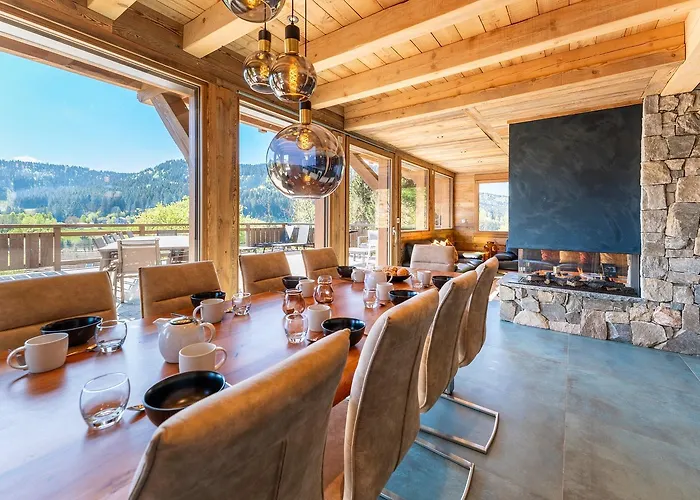 Aconit, Terrasse Panoramique Avec Jacuzzi Et Sauna Horská chata