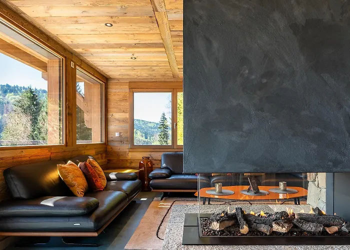 Aconit, Terrasse Panoramique Avec Jacuzzi Et Sauna Horská chata *