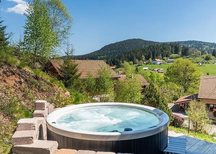 Horská chata Aconit, Terrasse Panoramique Avec Jacuzzi Et Sauna Gérardmer