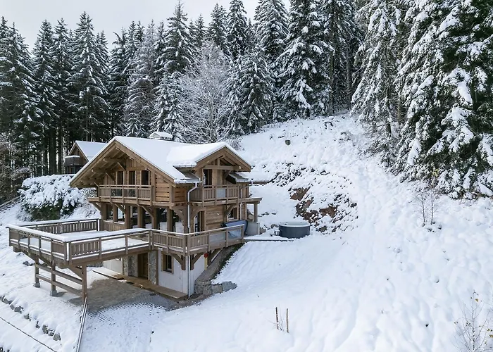 Aconit, Terrasse Panoramique Avec Jacuzzi Et Sauna