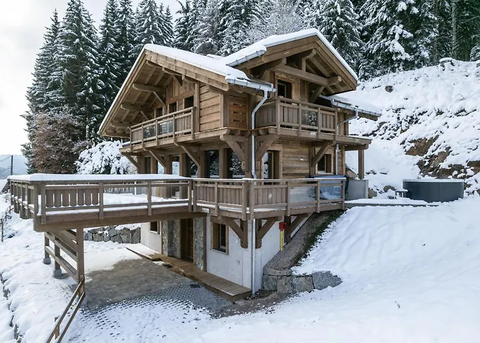 Aconit, Terrasse Panoramique Avec Jacuzzi Et Sauna Horská chata